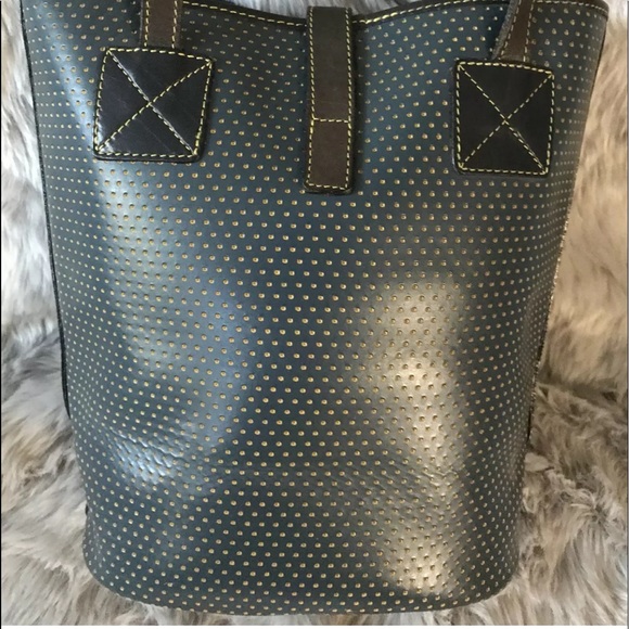 Dooney & Bourke Perforated Leather Shoulder/Tote - Picture 3 of 6